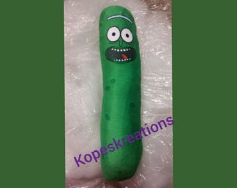 Minky Pickle Rick 14'' plushie inspired by Rick and Morty plush