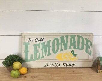 Lemonade sign | Etsy