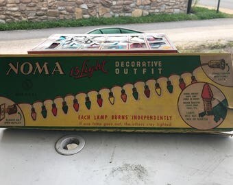 Vintage Noma Christmas Lights. Vintage Christmas Lights.
