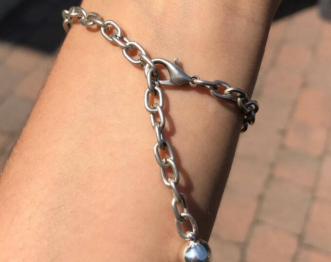 Chain bracelet,silver bracelet, silver jewelry,silver bracelet,jewelry set, uno de 50, bracelet,silver plated bracelet,heart silver bracelet
