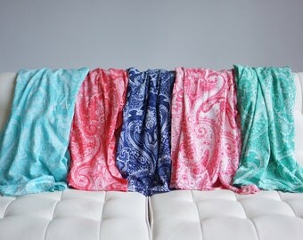 Floral Paisley Robe,Bridesmaid Robe,Bridesmaid Gift,Bridal Party Robe,Bridal Party Gift,Bridal Robe,Maternity Robe,Floral Robe,Wedding Robe