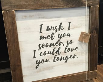 Love you longer | Etsy