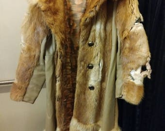 Genuine fur coat | Etsy