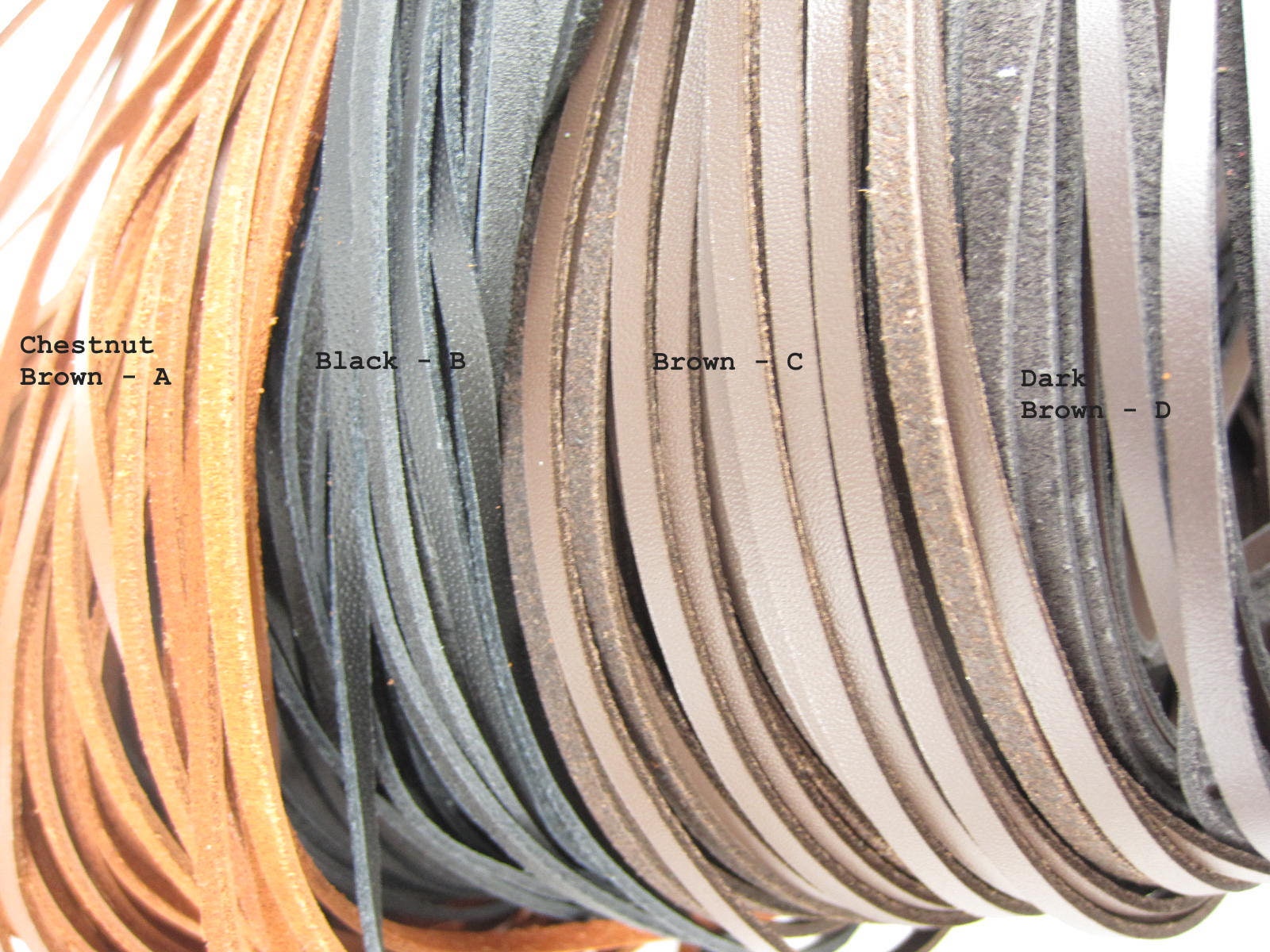 Leather strip Black leather Genuine leather strip Leather