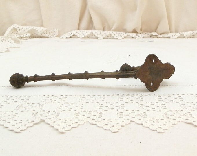Antique Cast Iron French Wall Hanging Coat and Hat Hook, Victorian Clothes Rack made of Metal, Entryway Home Fixture Antique Cast Iron French Wall Hanging Coat and Hat Hook, Victorian Clothes Rack made of Metal, Entryway Home Fixture