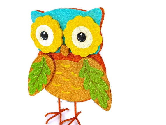 Fall Owl For Wreath Fall Owl Decor Foam Owl Craft Whimsical