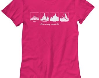 climb every mountain t shirt