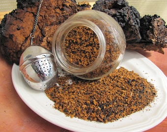 2017 Vermont Northeast Kingdom wild harvested chaga ~ground, 1/4 lb. (4 ounces)