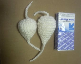 Two-Tailed Mouse Cat Toys - 2 pack