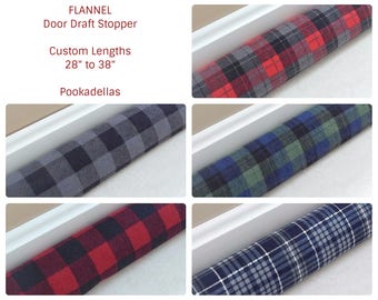 FLANNEL Draft Stopper - LINED - 28