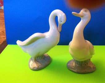 nao lladro duck figurines