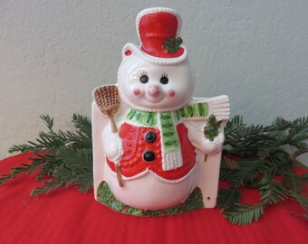 Ceramic Snowman 