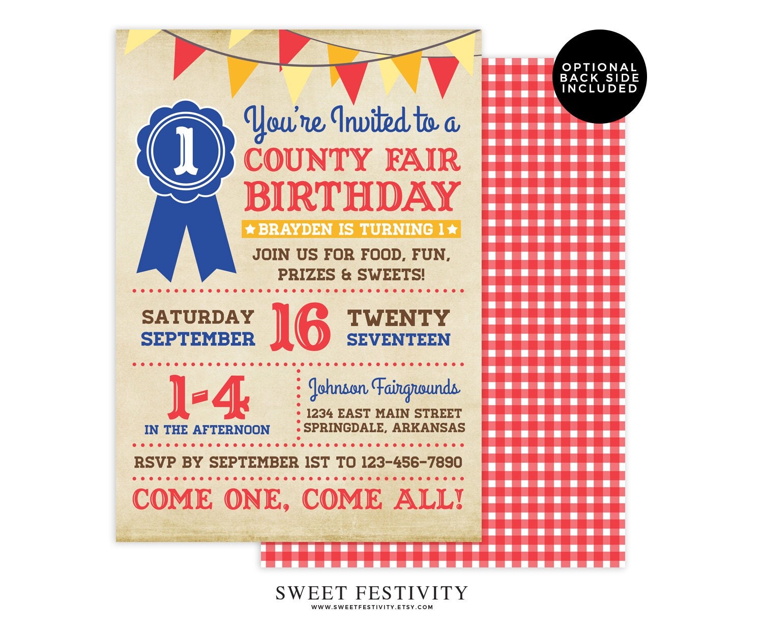 County Fair Invitation County Fair Party State Fair