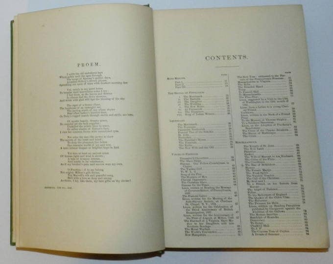 Whitier's Poems Complete Edition, 1892 Hardcover