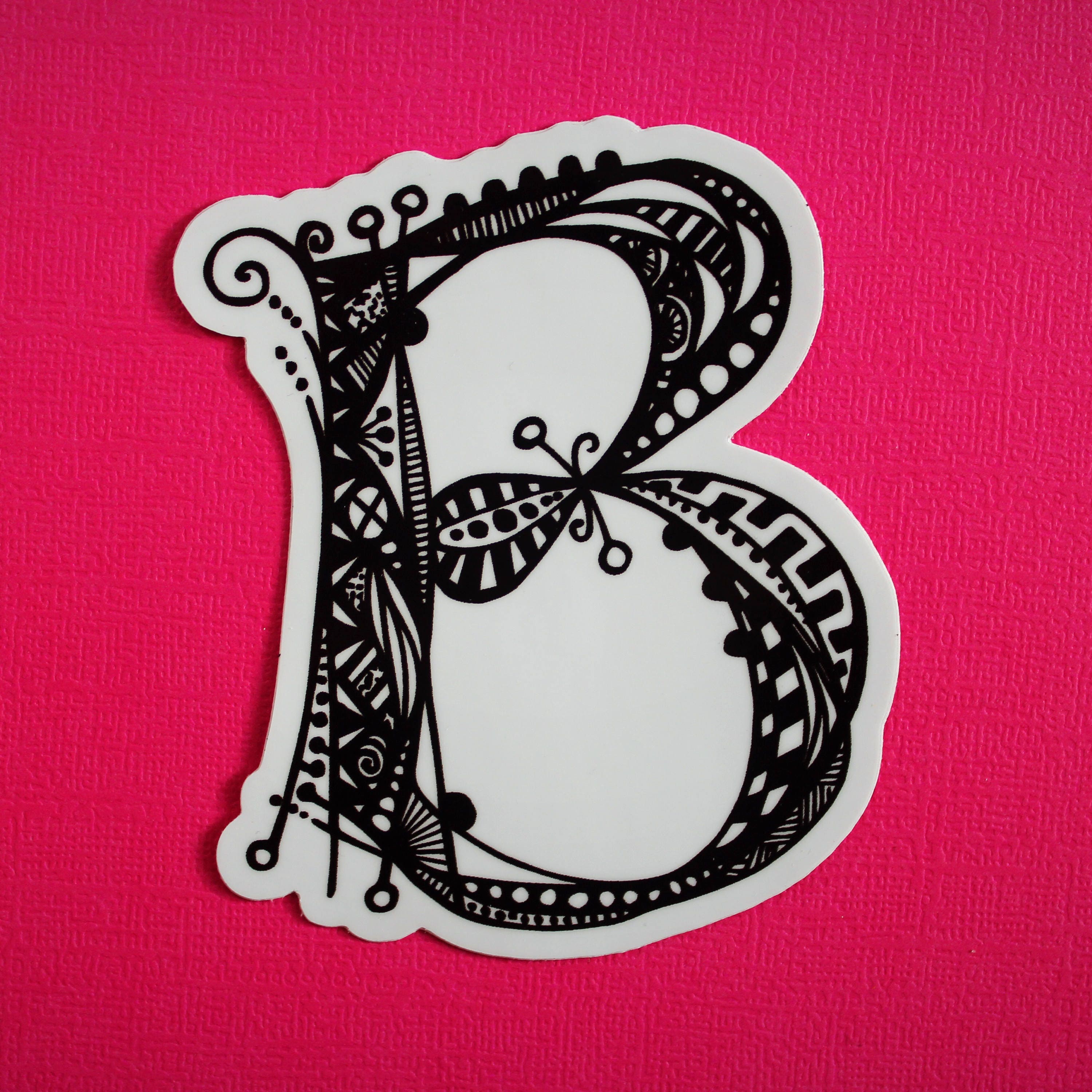 Letter B Sticker