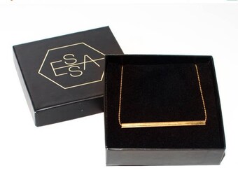 On Sale Tube necklace | Gold plated & Silver plated