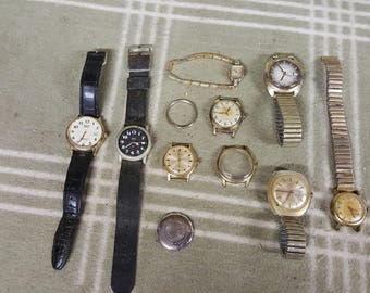 Vintage Estate Lot Watches. Men's. Women's. Instant Collection. Timex