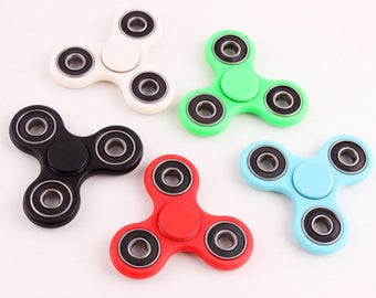 Anti Stress Focus Toys Fidget Spinner Triangle Hand Spinner HandSpinner Finger Spinner Plastic Metal Handspinner Rotation Time