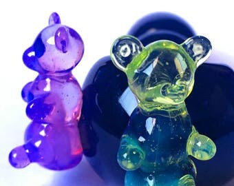 Slymey Bears glass smoking pipe