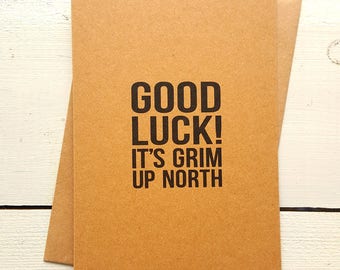 Good Luck Card - Funny Leaving Card - New Home Card - New Job Card - Moving Cards - Leaving Card - Funny Friend Card - Best Friend Card
