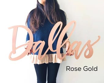 Large Custom Name Sign - 1st Birthday Sign - Backdrop Sign - Korean Dol - Laser Cut Wood - Nursery Sign - 35" Wide - Shipped anywhere in USA