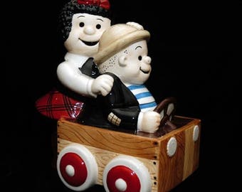 Nancy & Sluggo cookie jar