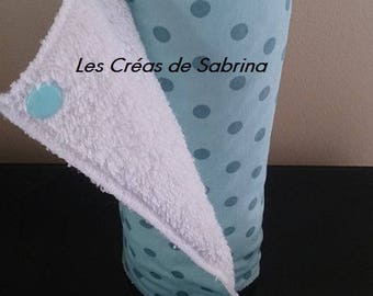 Green washable paper with water