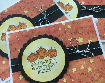 Pumpkin Halloween card