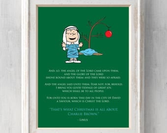 Charlie brown poster Etsy