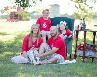 Family Christmas Outfits pajamas for photoshoots-Christmas Pajamas more pictures for examples only