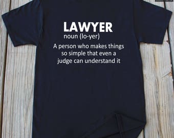 Lawyer t shirt | Etsy