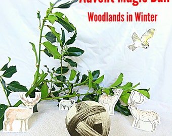 Advent, gobstopper, magic ball - Winter Woodlands theme