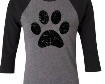 Distressed Paw Print; Paw Print SVG; Cricut Cut File; Cameo Cut File; Silhouette Cut file; SVG;