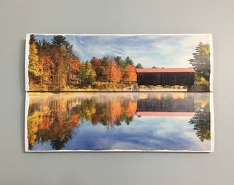 Covered bridge | Etsy