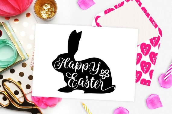 Download Happy Easter svg Bunny Easter svg file for Cricut cutting file