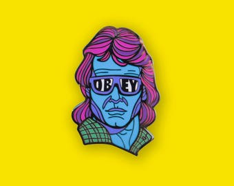 They live John Carpenter Pin - Roddy Piper Horror Movie Lapel Pin