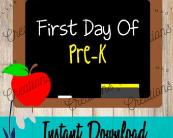 First Day of Pre-K Svg, First Day of School Svg, First Day of Prek Svg, Pre-k Shirt Svg, First Day of Preschool Svg, Preschool Shirt Svg