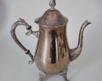 Silver plate teapot | Etsy