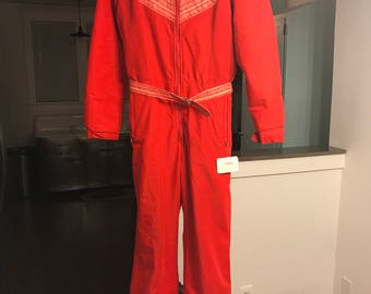 Vintage 1970's Ski Suit