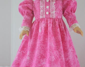 Pink princess nightgown, fancy nightgown, AG fancy nightgown, Fits 18 inch American