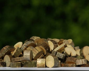 1000+ Small Wood No Bark Slices, Tree Slice Assortment, Various Tree Circles, Branch rounds, Rustic Wood Bargain, Bulk Floristry supply