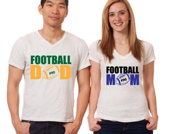 Football Dad and Football Mom SVG File