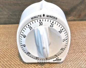 Lux White Kitchen Timer