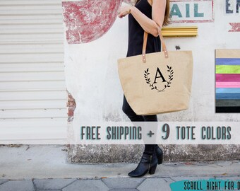 Bridesmaid Gifts Idea Tote Bag Gift for Women Set of Burlap Tote Bags, Bridal Party Gift Weekender Bag, Bridesmaid Tote Gift for Bridesmaids
