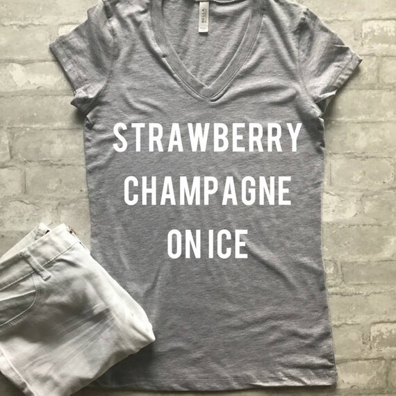 Strawberry Champagne On Ice