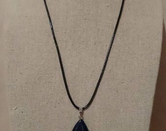 Arenarie Aurifere stone Teardrop Pendant Necklace