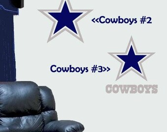 Dallas cowboys decal | Etsy