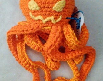 pumpkin octopus plush