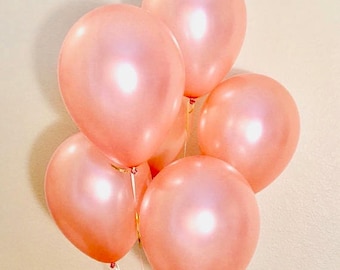 Rose Gold Latex Balloons, Rose Gold Wedding, Rose Gold Balloons, Rose Gold Party,Rose Gold Bride,Rose Gold Bachelorette Party Rose Gold Baby