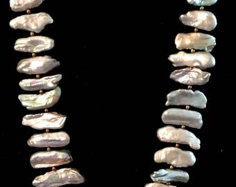 Keishi Pearl Statement Necklace